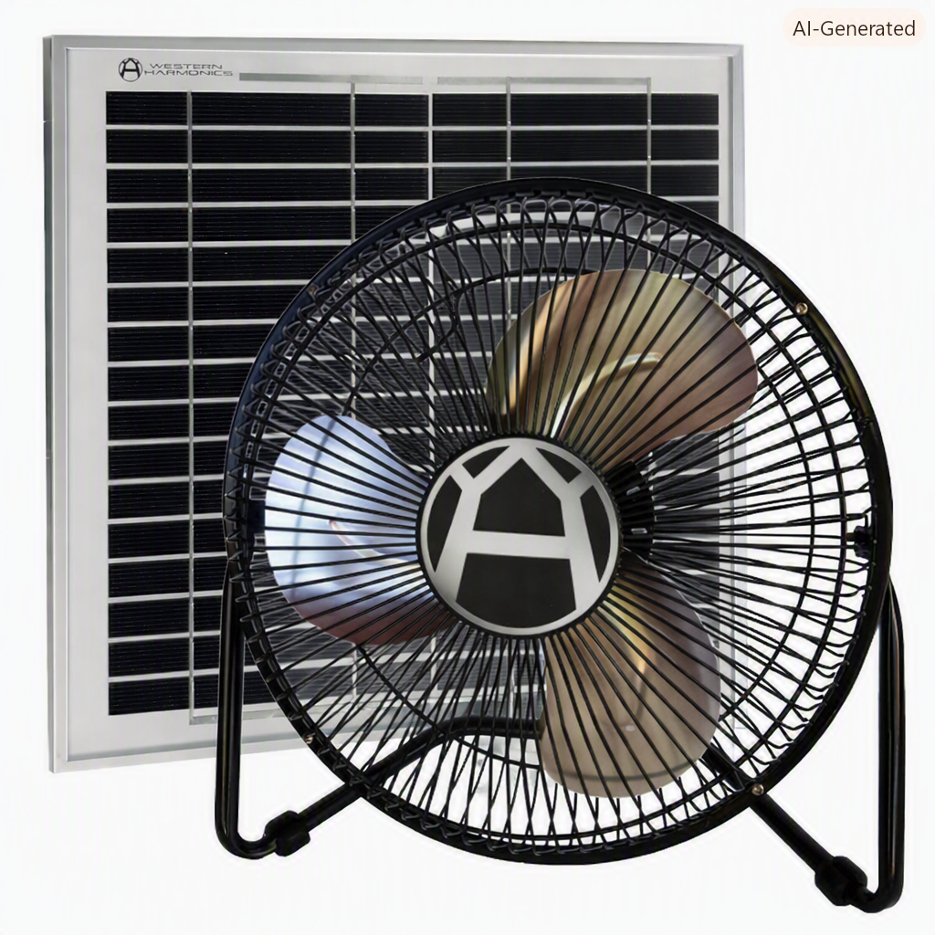 Kit# 1505-HG 10w Solar Powered Fan Kit
